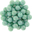 Round Beads 6mm Cosmic Twinkle - Turquoise ˜50 color S10C6313 Czech glass