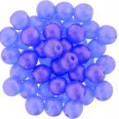 Round Beads 6mm Cosmic Twinkle - Sapphire color S10C3005 Czech glass