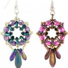 Heirloom Earrings Kit,, Dijon and Black Colorway