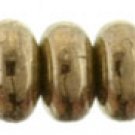 Rondelle 3mm Bronze aprx 100 Czech glass beads