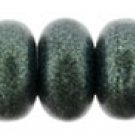 Rondelle 3mm Metallic Suede Light Green aprx 100 Czech glass beads