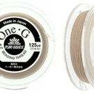 TOHO Beige One-G Thread 125 Yard Spool Japanese bead embroidery beadwork