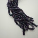 Iris - Purple 2 Hole Lentil 6mm 50 beads color21495