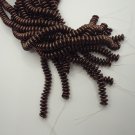 Dark Bronze 2 Hole Lentil 6mm 50 beads color 14415