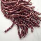 C-T: Saturated Metallic Butterum 2 Hole Lentil 6mm 50 copper beads color 04B04