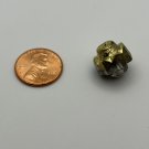 13x15mm Crown Transparent Glass with a Gold Luster color 494