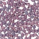 Mini Gemduo 6x4mm Vega on Chalk aprx 5gm Czech glass beads color 3000 15726