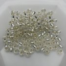 06-21 Toho 6/0 Round Silver-Lined Crystal approx 9.5 grams clear