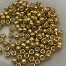 06-557 Toho 6/0 Round Galvanized Starlight approx 9.5 grams gold