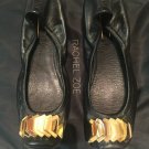 Rachel Zoe Calf Real Leather Ballet Flats, Size 6.5