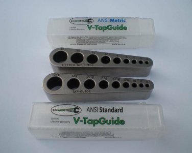 2 tap guides - for guns, pistols, sites, sling, hand tapping after drilling