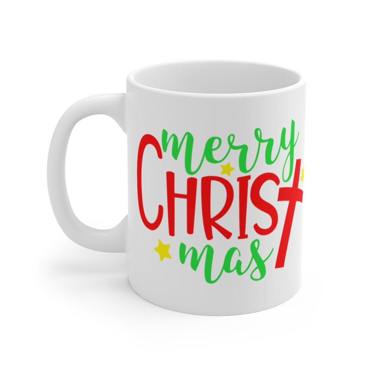 Merry Christmas Red Cross Mug 11oz   Item #294331583