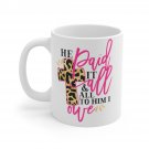 He Paid It All Cross Mug 11oz   Item #294331590