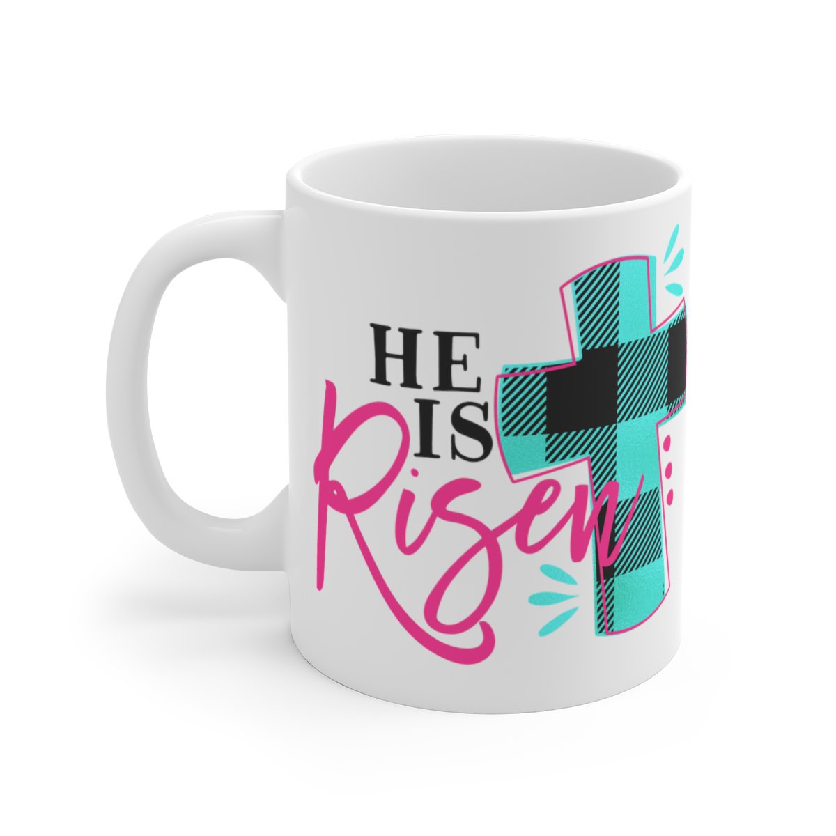 He Is Risen Cross Mug 11oz   Item #294331593