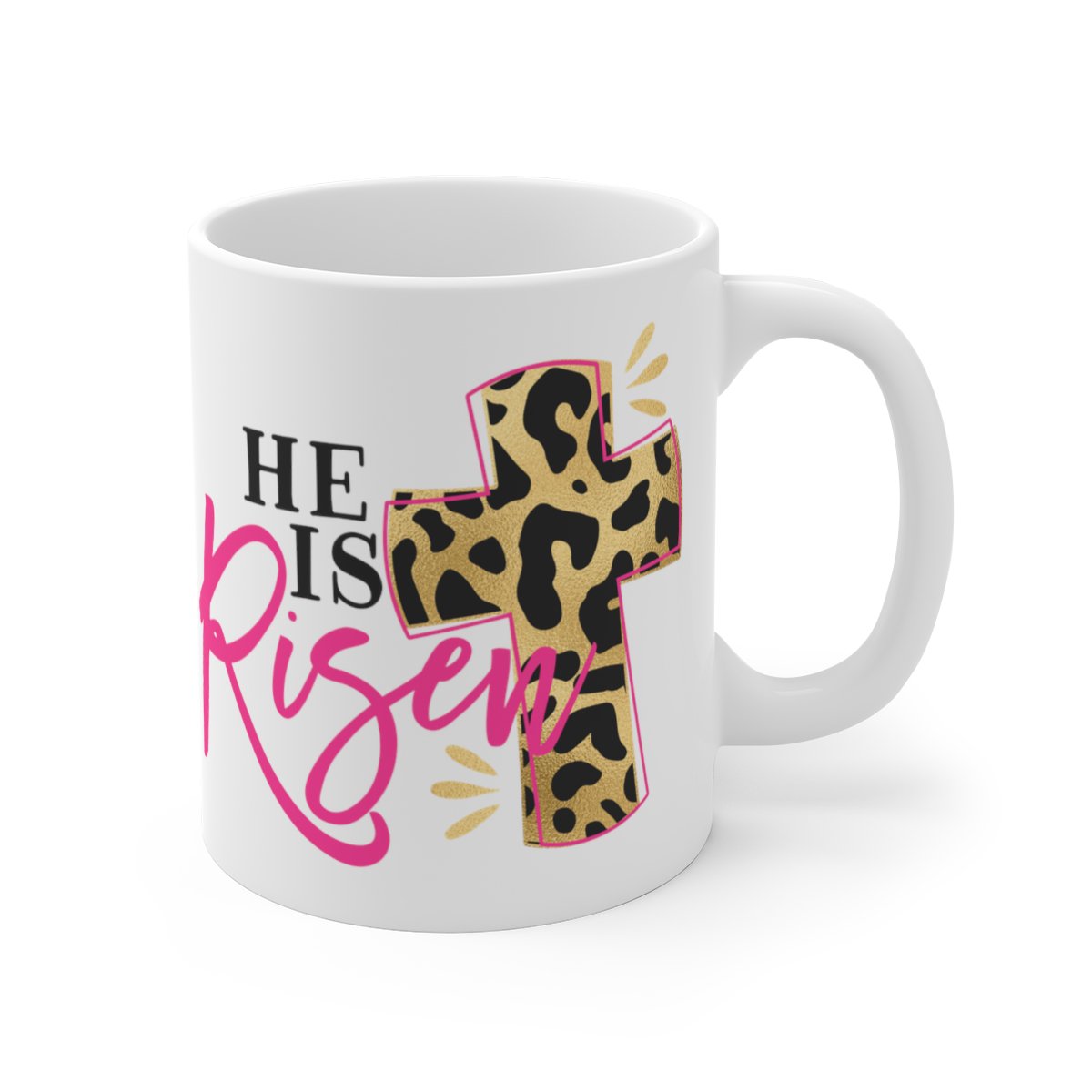 He Is Risen Cross 2 Mug 11oz   Item #294331594