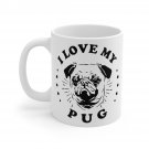 I Love My Pug Dog Mug 11oz    Item #294331867
