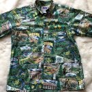 NWOT Reyn Spooner Oregon Ducks Shirt Football Basketball U of O Hawaiian Small S