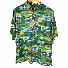 Reyn Spooner University of Oregon Ducks Football Rayon Licenced NWT Large L