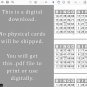 1000 Printable Bingo Cards Pdf Download, 1,2, and 4 Per Page, Instant Fun Party Game