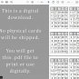 1000 Printable Bingo Cards Pdf Download, 1,2, and 4 Per Page, Instant Fun Party Game