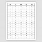 1000 Printable Bingo Cards Pdf Download, 1,2, and 4 Per Page, Instant Fun Party Game