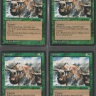 Aurochs x 4 - Ice Age - Magic the Gathering