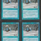 Snowfall x 4 - Ice Age - Magic the Gathering Snowfall x 4 - Ice Age - Magic the Gathering