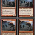 Tormented Pariah - Rampaging Werewolf x 4 - Innistrad - Magic the Gathering