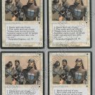 Icatian Infantry x 4 - Fallen Empires - Magic the Gathering