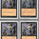 Weakness x 4 - Fifth Edition - Magic the Gathering