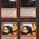 Afflicted Deserter - Werewolf Ransacker x 4 - Dark Ascension - Magic the Gathering