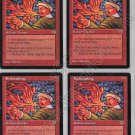 Firebreathing x 4 - Mirage - Magic the Gathering Firebreathing x 4 - Mirage - Magic the Gathering