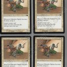 Silkenfist Fighter x 4 - Nemesis - Magic the Gathering
