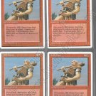 Hill Giant x 4 - Fourth Edition - Magic the Gathering