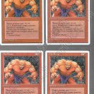 The Brute x 4 - Fourth Edition - Magic the Gathering