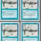 Flood x 4 - Fourth Edition - Magic the Gathering