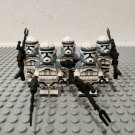 5pcs/set Star Wars 104th Battalion Wolfpack Clone troopers Custom Minifigures