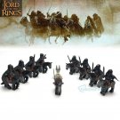 18Pcs Lord Of The Rings King Return Mordor Ringwraith With Horse Minifigure Toys