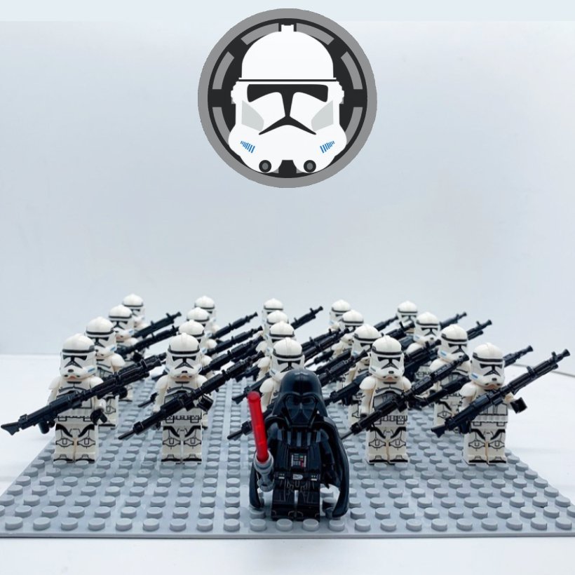 Star Wars Darth Vader Phase 2 Clone Trooper Army 21pcs Custom Minifigures Toys