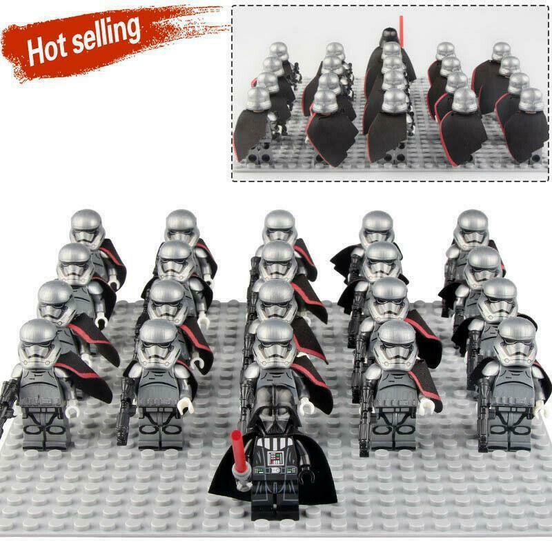 21Pcs/set Star Wars Captain Phasma First Order Stormtrooper Army Minifigures Toy