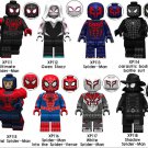 8pcs Marvel Spider man Verse Ultimate Shadow Metal White Gwen Stacy Minifigures