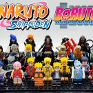 24pcs/set Naruto Boruto Uchiha Obito Sasuke Kakashi Hokage Akatsuki Minifigures
