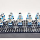10pcs Star Wars 501st Legion Clone Jetpack Trooper Minifigures Building Toys