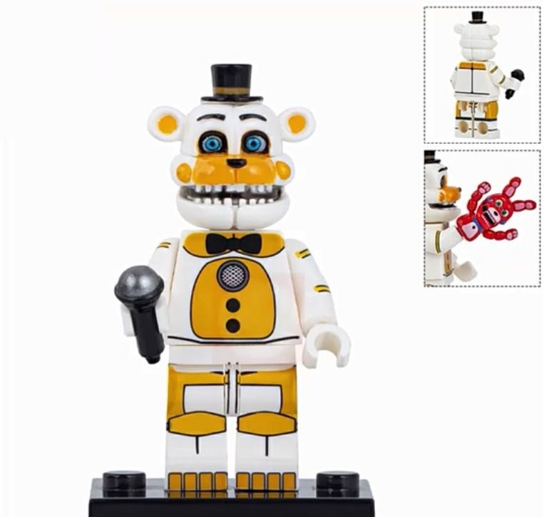 Golden Funtime Freddy (Five Nights at Freddy's) Minifigures Block Toys