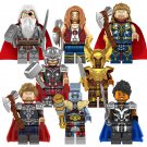 8pcs Marvel Thor Love And Thunder Jane Foster Thor Valkyrie Korg Minifigures Toy