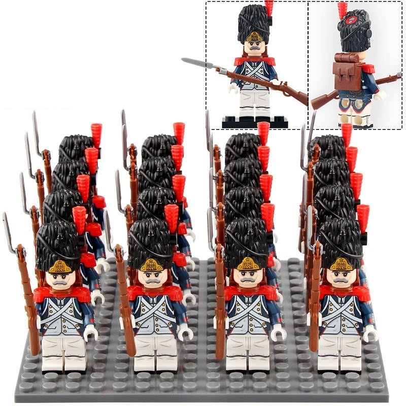 16pcs French Old Guard French Grenadiers Army The Napoleonic Wars ...