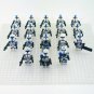 18pcs Star Wars 501st Legion Clone Troopers Captain Rex Jesse Fives Minifigures