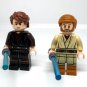 2pcs Anakin Skywalker Obi-Wan Kenobi Star Wars Revenge of the Sith Minifigures