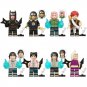 16pcs Naruto The Sound Four Shikamaru Ino Neji Hinata Gaara Kimimaro Minifigures