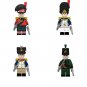 4pcs Napoleonic Wars Officer 95th Rifles Highland French Infantry Minifigures